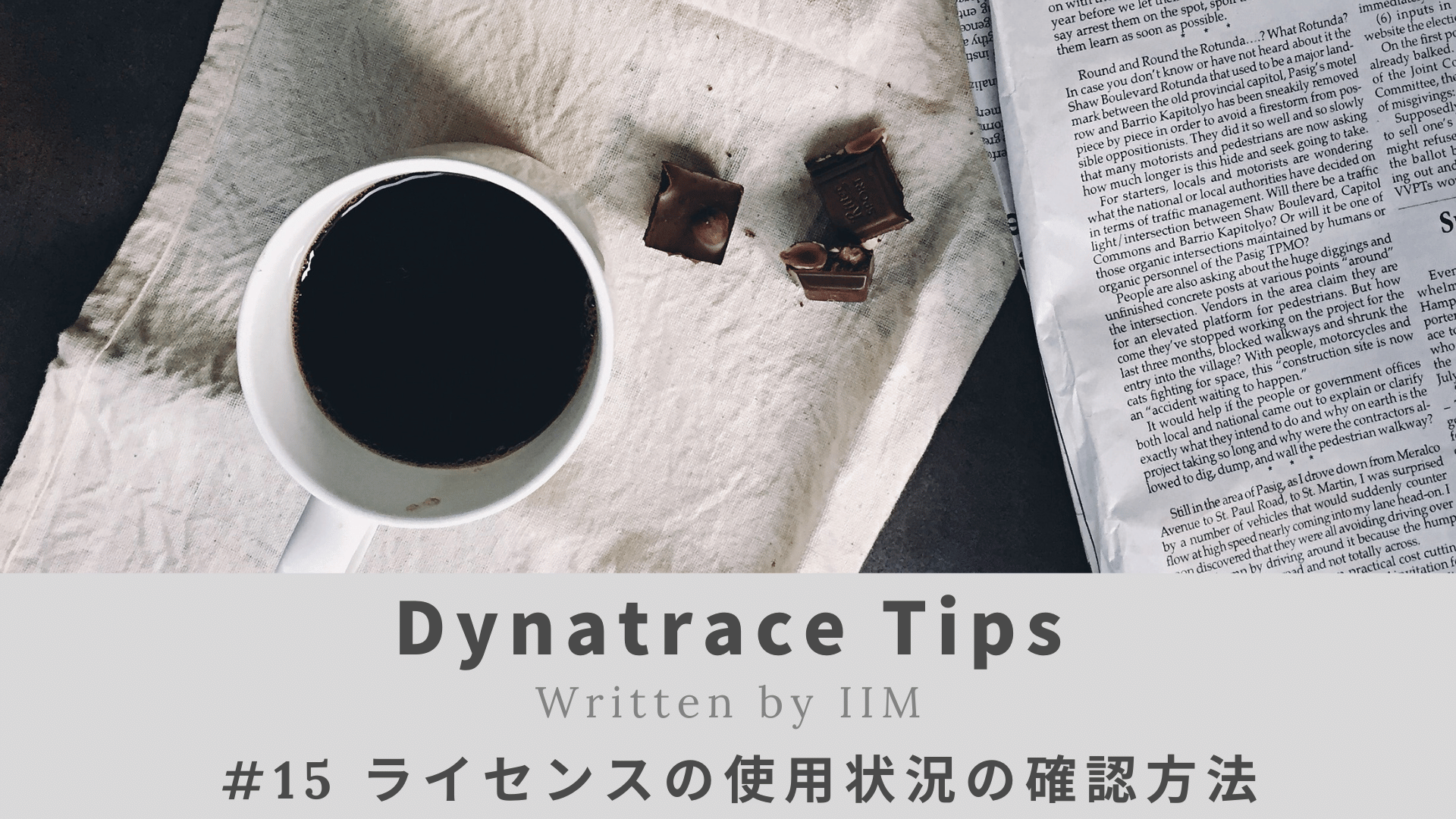 15 ライセンス使用状況の確認方法